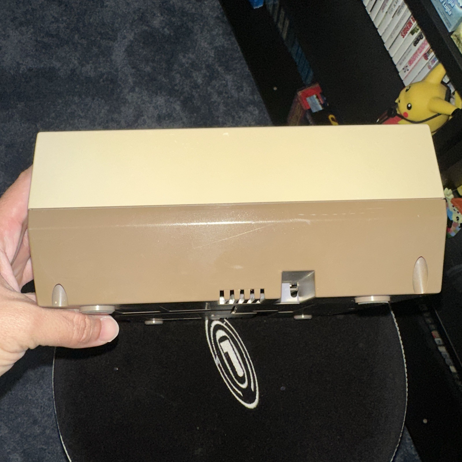 Nintendo NES Console Only NES-001 Front Loader Tested Working Yellowing Used