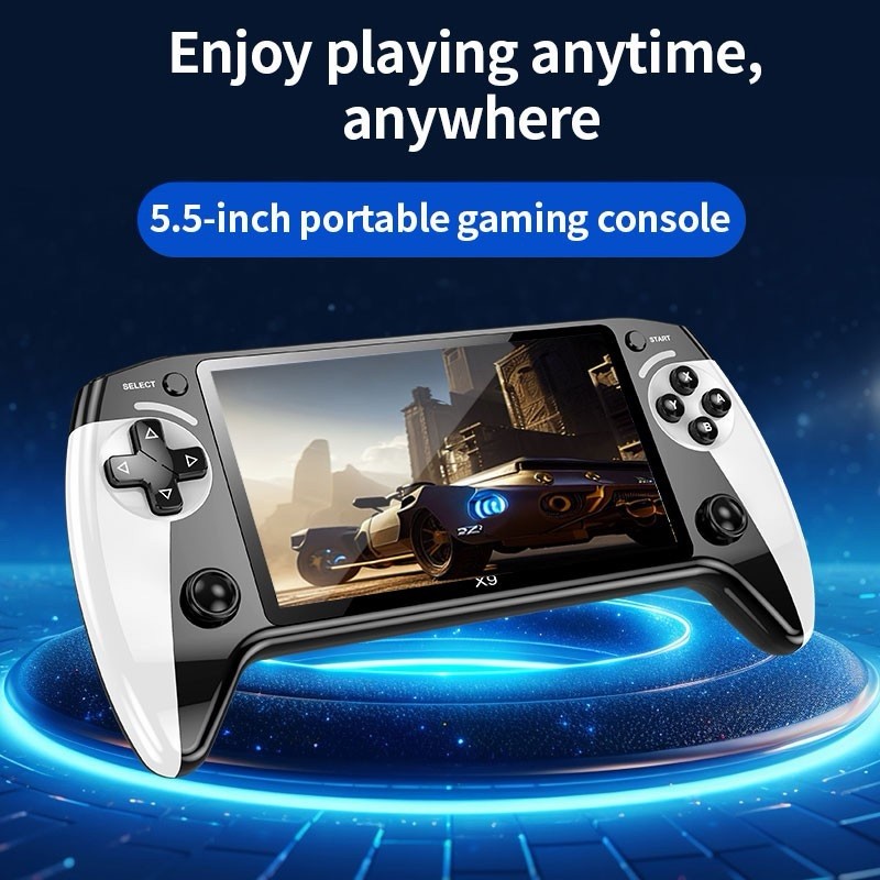 X9 Handheld Game Console 8G 2000+ Games 5.5 Inch 1500mAh Retro Video Game Player