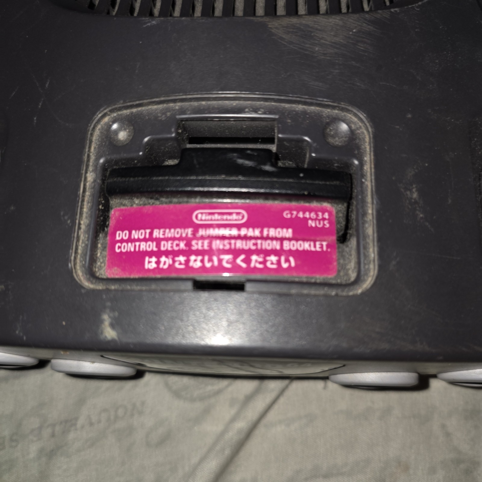 Nintendo 64 System 32MB Home Console – Charcoal Gray Working