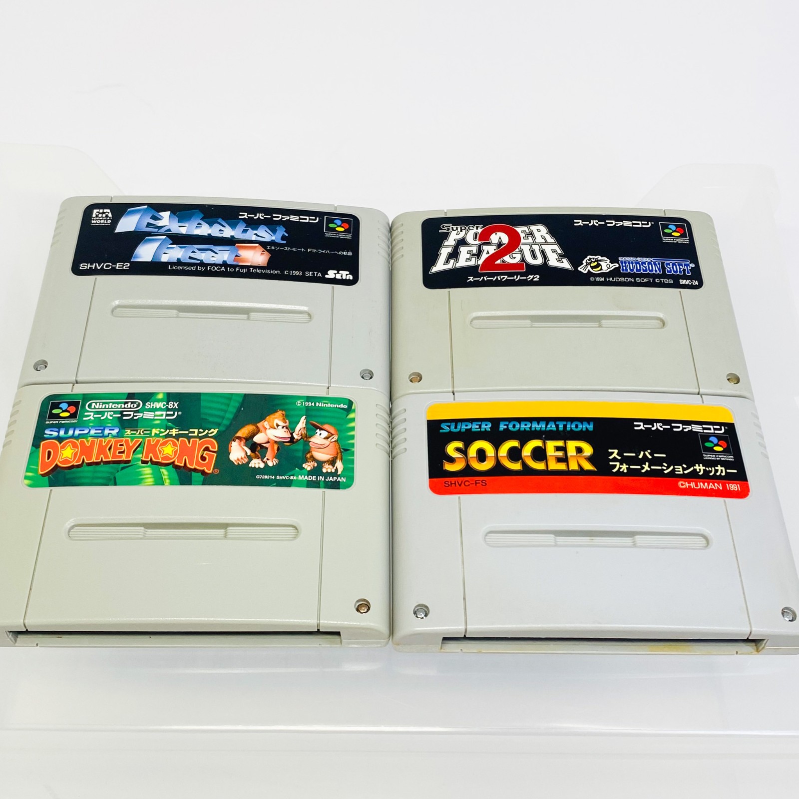 Nintendo SUPER FAMICOM CONSOLE SHVC-001 CONTROLLER AC AV CABLE GAMES JAPAN SNES