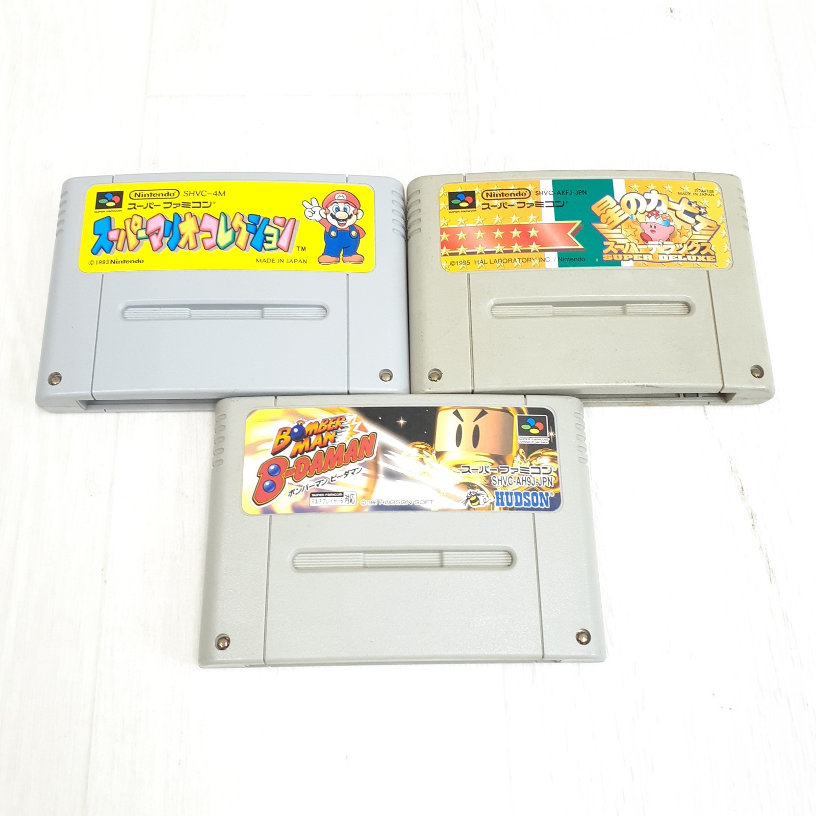 Nintendo Japanese Super Famicom Console with box 6 games CIB SNES SHVC-001