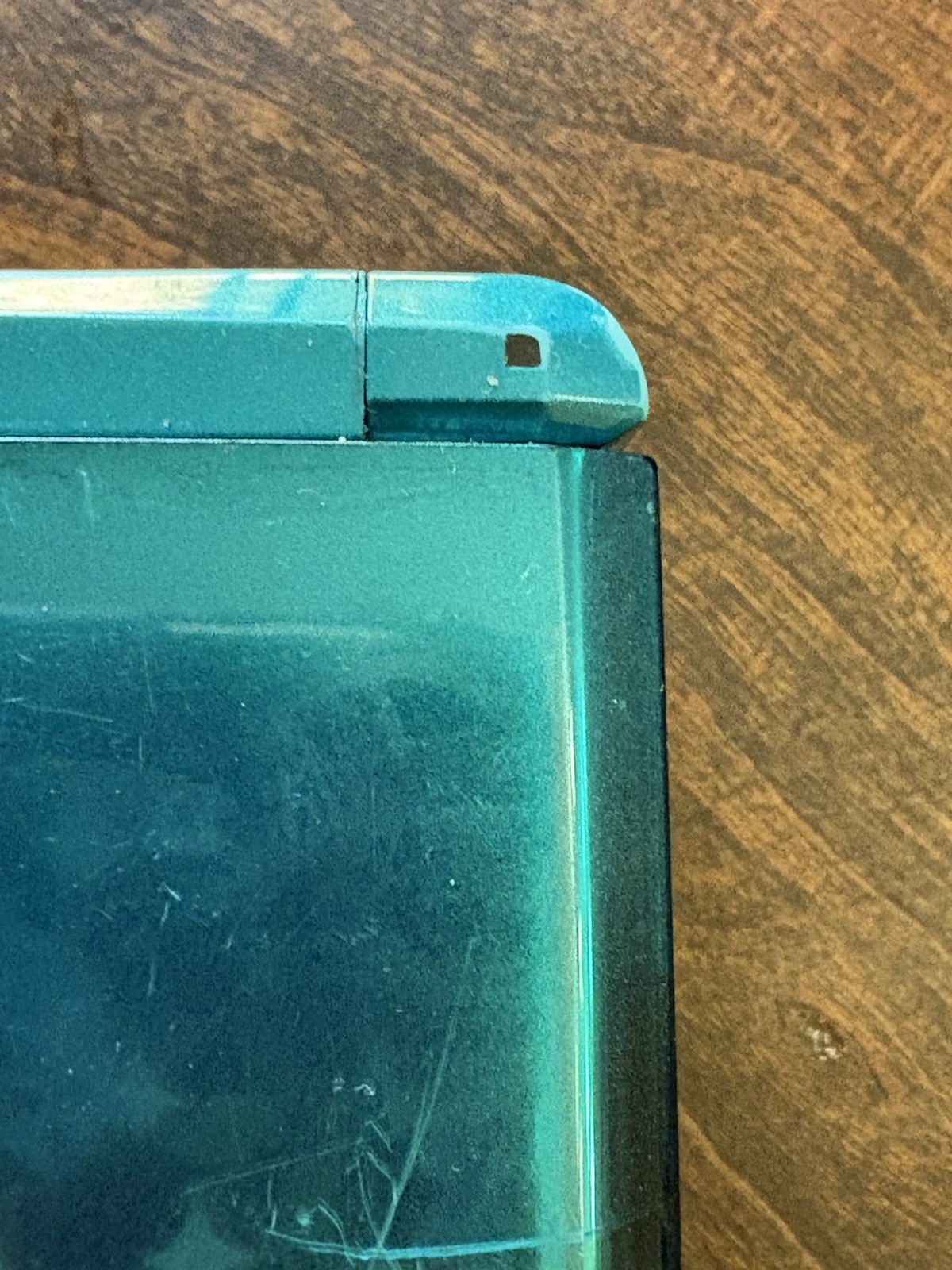 Nintendo 3DS Aqua Blue Handheld Console System CTR-001 Tested Heavy Wear/Scratch