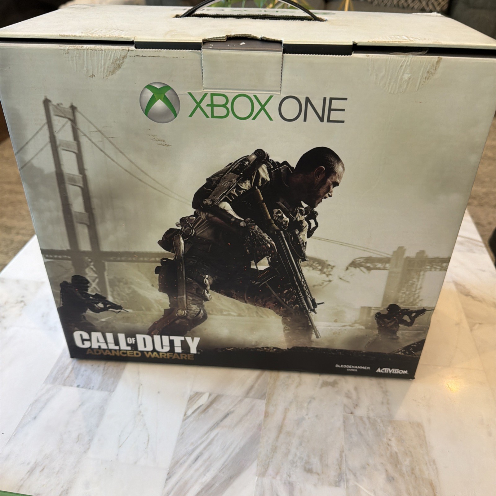 Xbox One 1TB Call of Duty Advanced Warfare Console Bundle 3 Games Matching Box