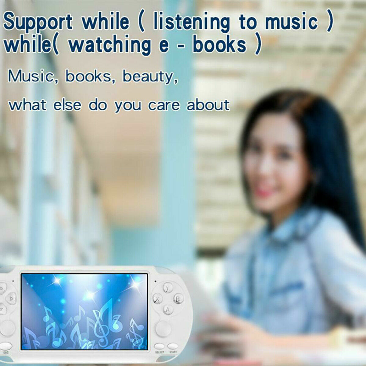X9S 5.1″ 8GB 128Bit Handheld Portable Game Console MP3 Video Player 1000+ Games