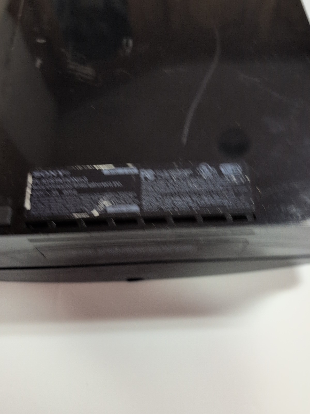 Sony PlayStation 3 60GB Piano Console – Black For Parts Or Repair