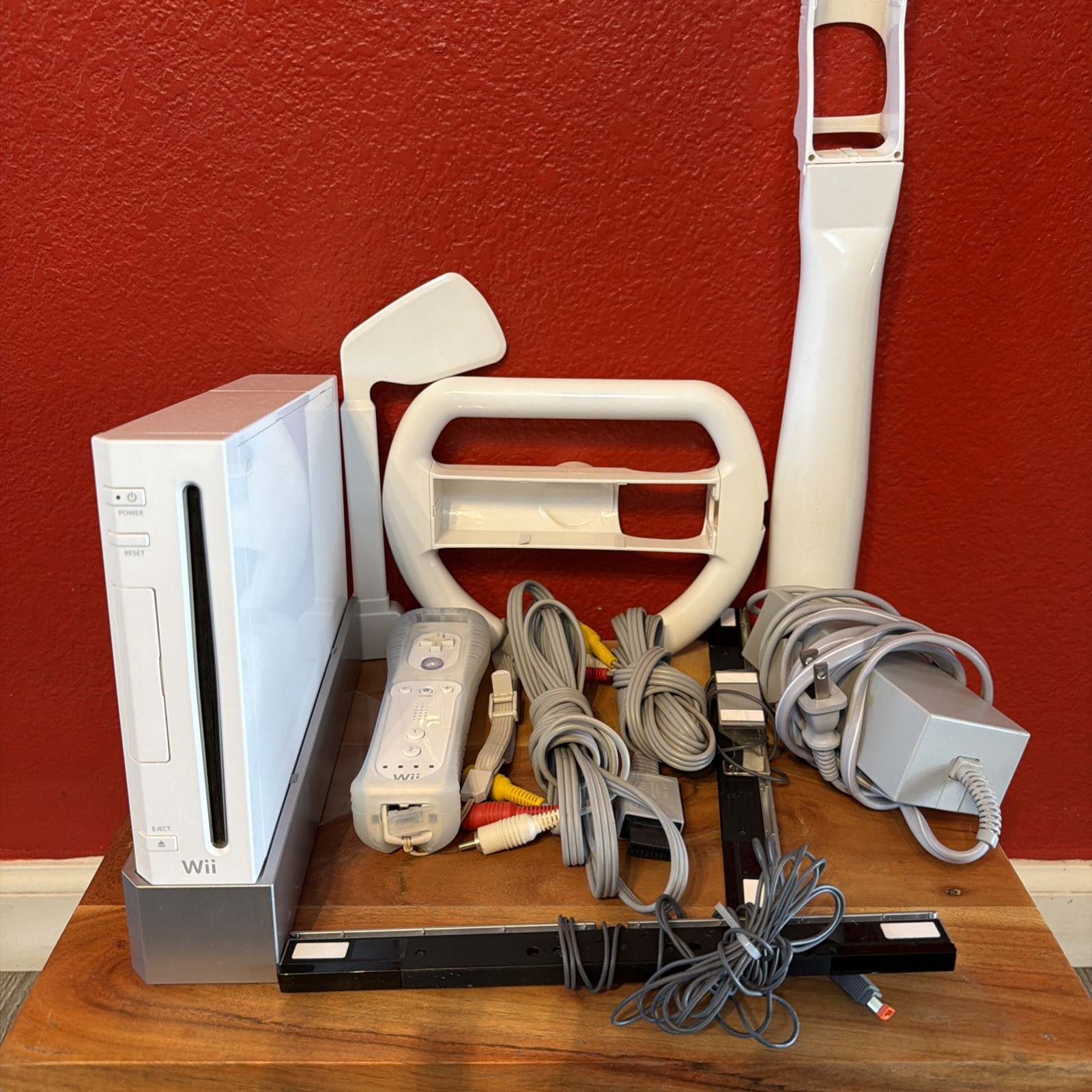 Nintendo Wii Console Bundle Set System Remote Cords Tested WORKS