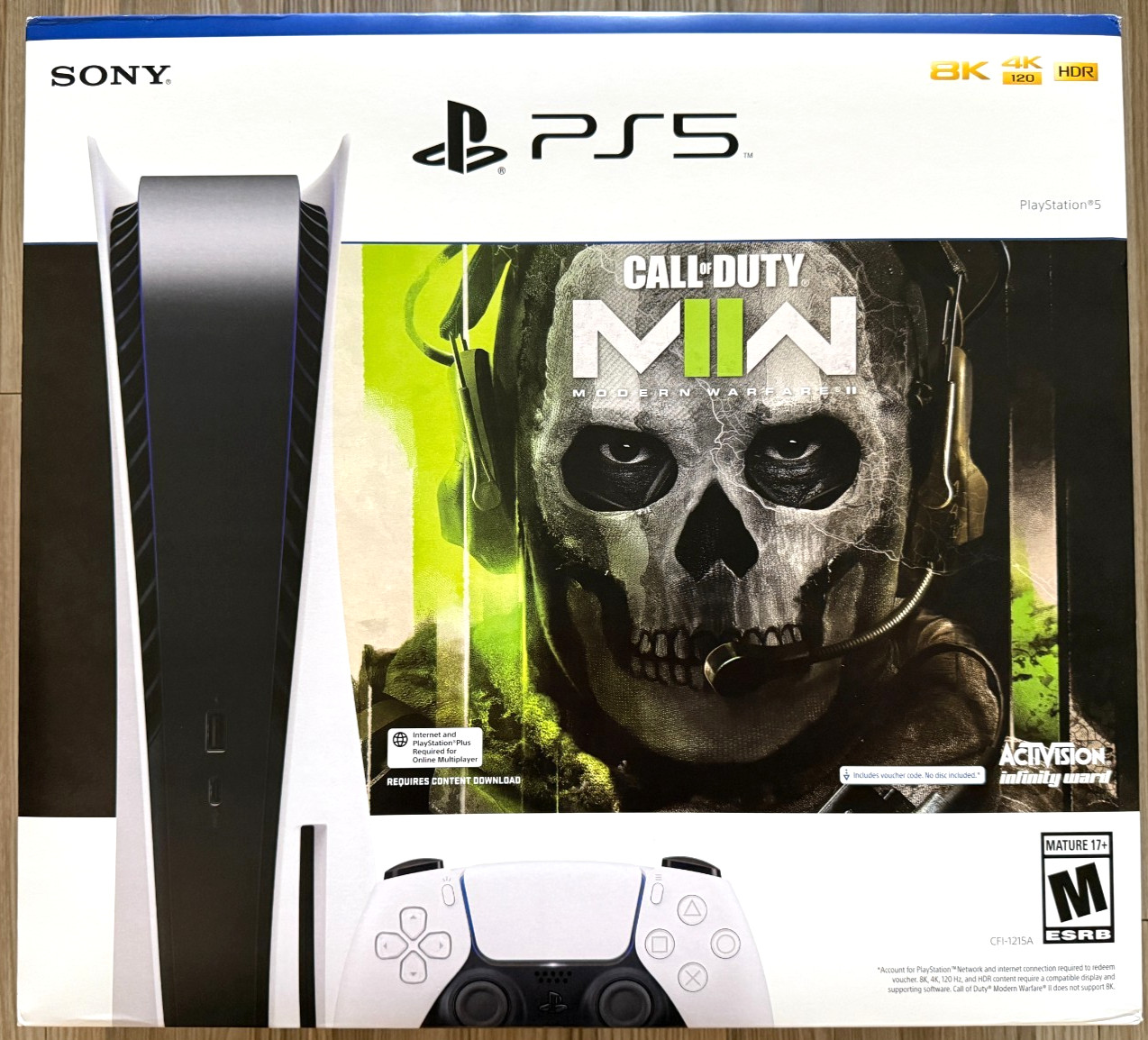 SONY PS5 Blu-Ray Disc Edition Console Call of Duty Modern Warfare II Bundle NEW