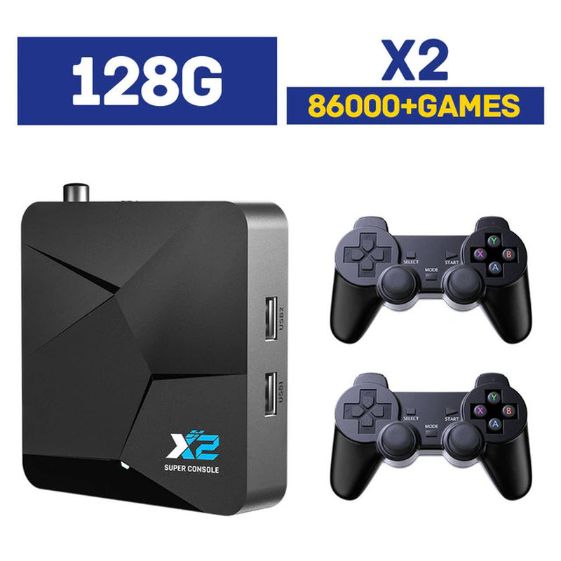 KINHANK Super Console X2 100000 Retro Game Console Psp/Ps1/Sega Saturn/Dc/Mame