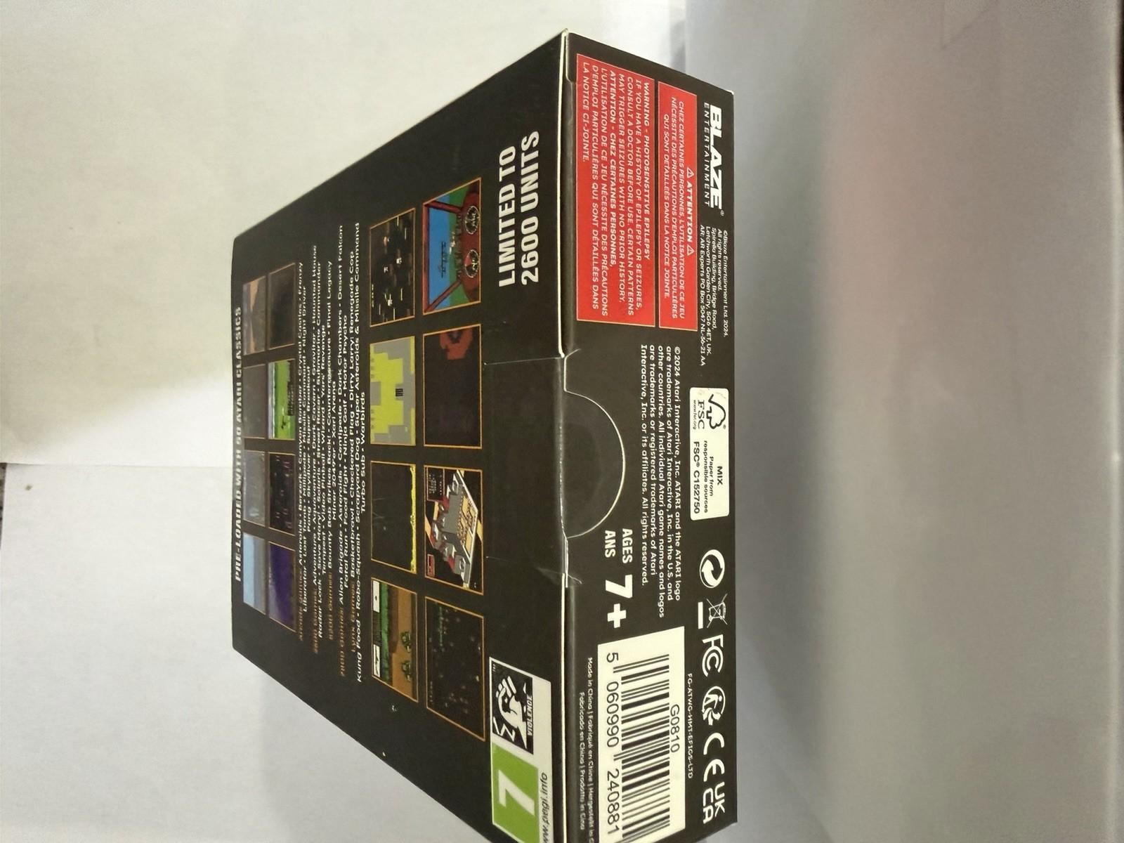 Hyper Mega Tech Limited Edition Atari Super Pocket (Evercade) New Sealed!