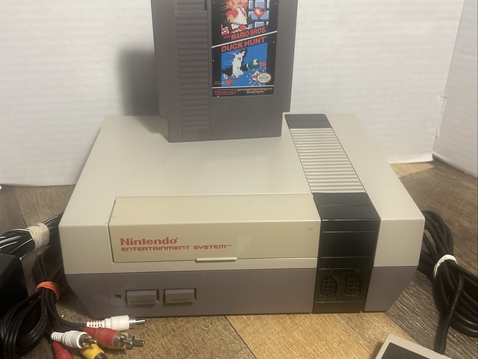1985 Original NES Nintendo System Console + New 72 Pin Authentic Tested Bundle