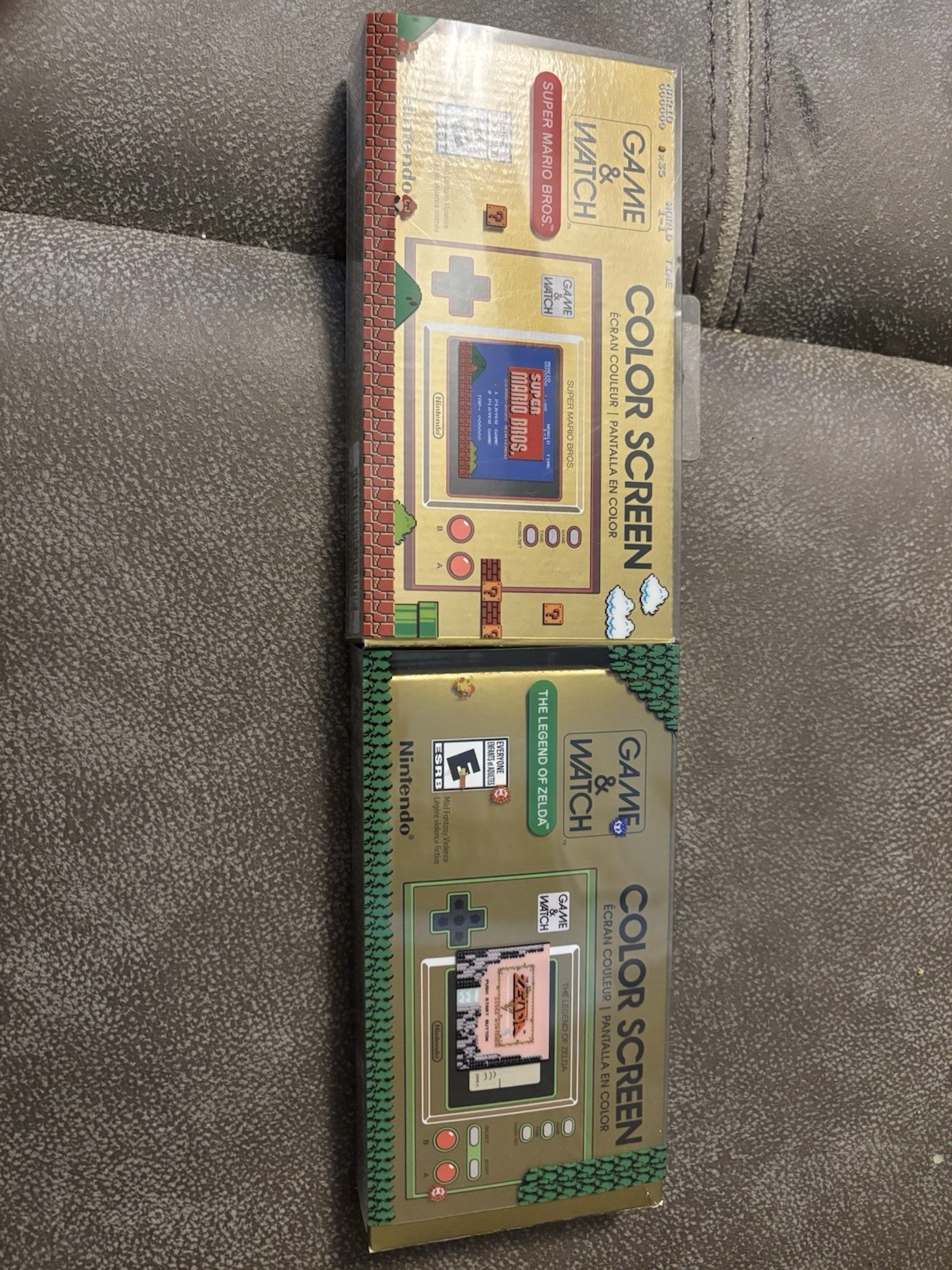Nintendo Game & Watch Mario And The Legend of Zelda Handheld Console