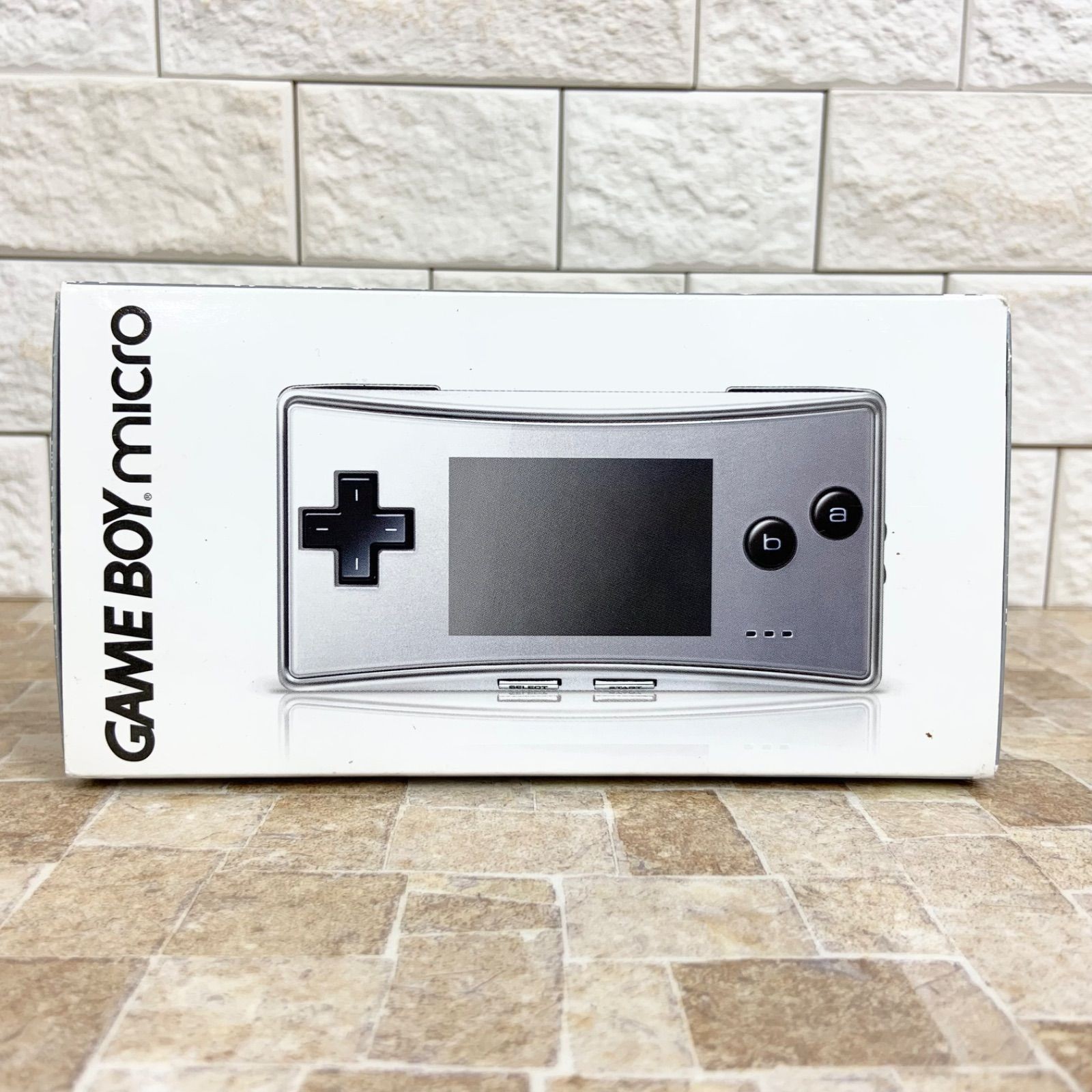 NEW Nintendo Game Boy Micro Silver with AC Charger Boxed Never Used