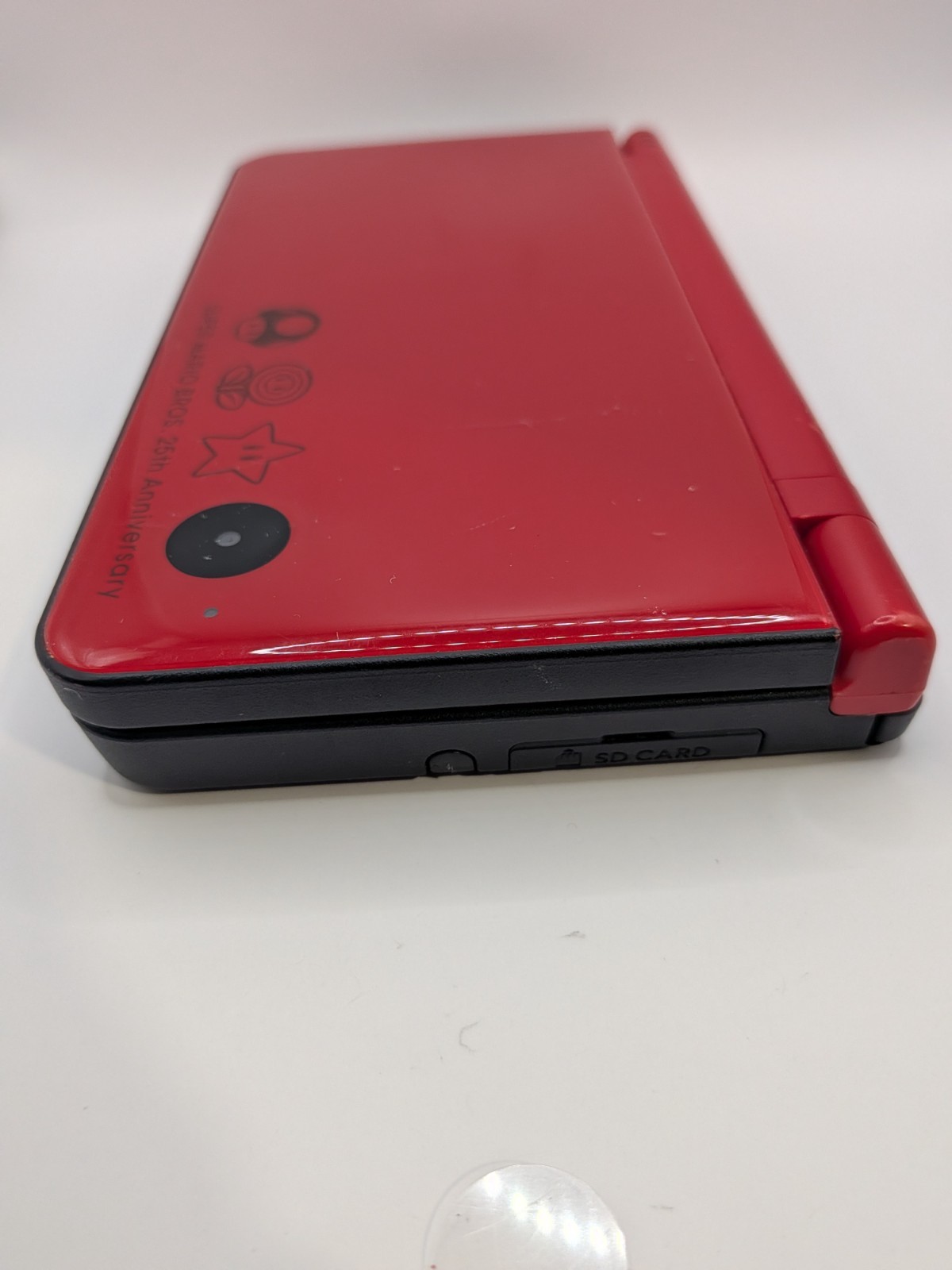 Nintendo DSi XL – Red Mario 25th – Tested & Works – Backlight Issue