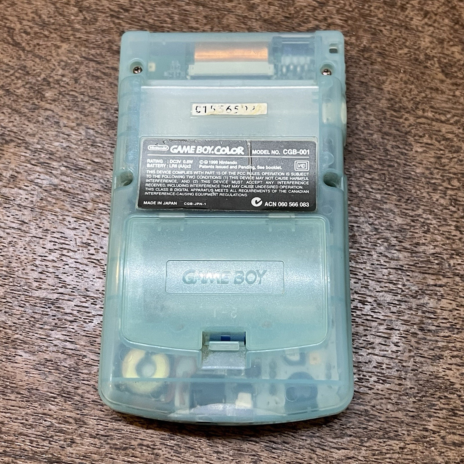 Nintendo GBC Game Boy Color Console Ice Blue Limited Toys R Us