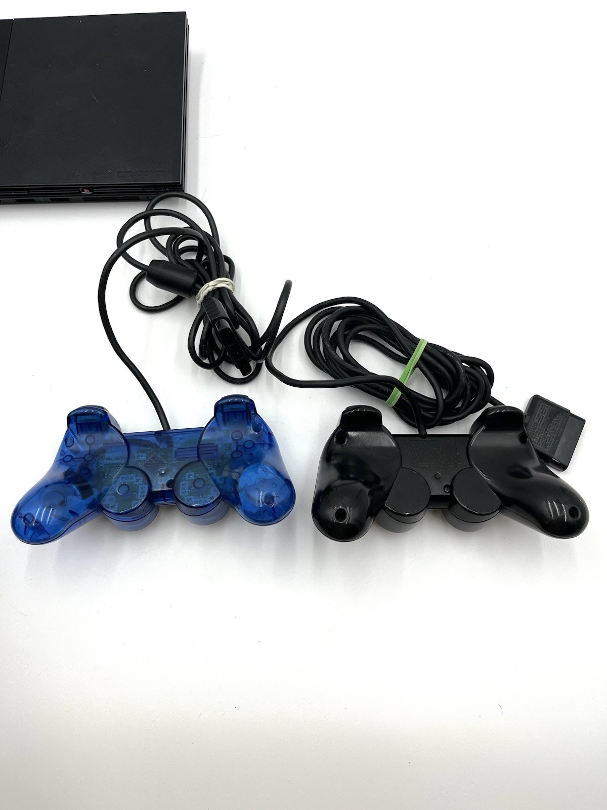 Playstation 2 PS2 Slim SCPH-70001 Console Bundle Lot 2 Games 2 Controllers READ!