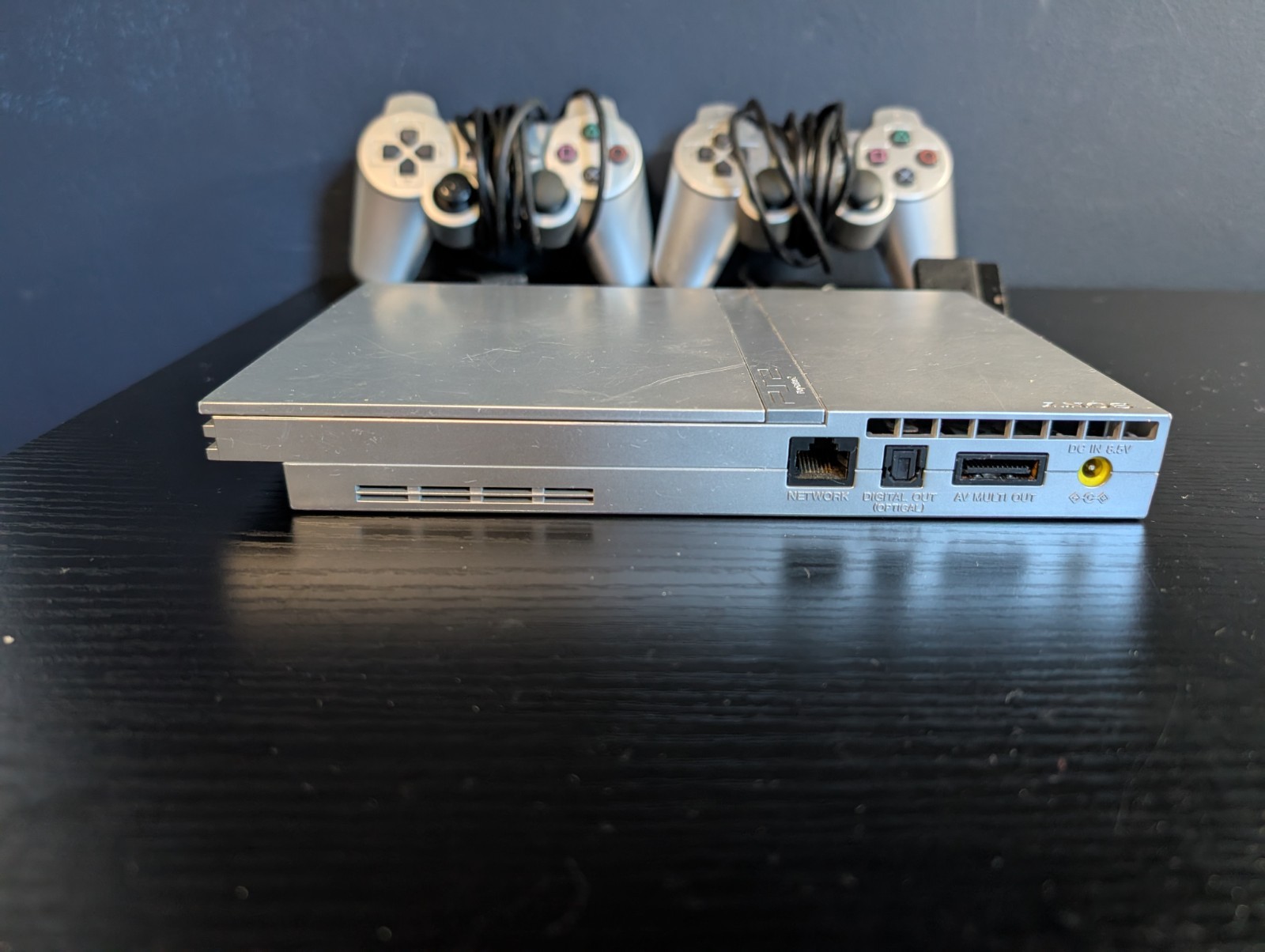 Working Tested Sony SCPH-77001 Playstation 2 slim Game Console – Silver