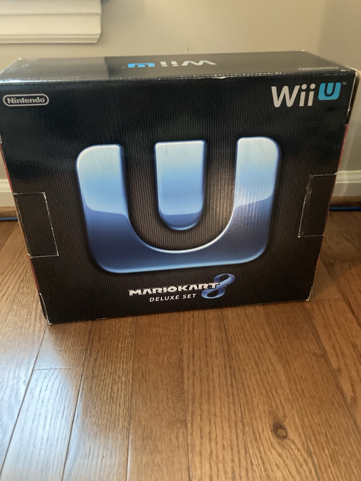 Nintendo Wii U Mario Kart 8 Deluxe Set 32GB Black Console AS IS READ DESCRIPTION