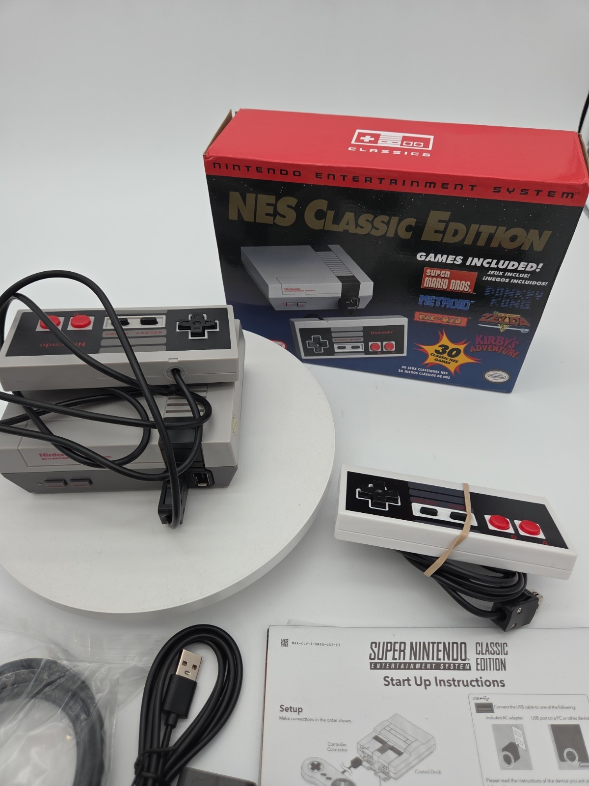 Nintendo NES Classic Edition Mini Console CIB Complete 30 Games HDMI DS Open Box