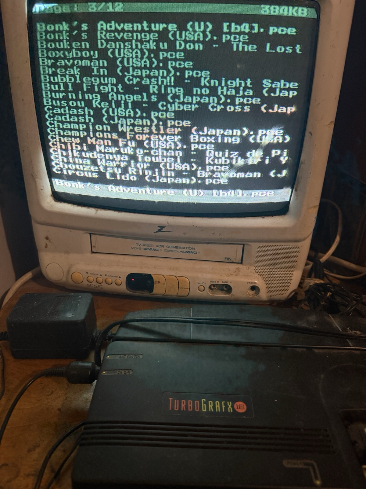 NEC TURBOGRAFX-16 Console Bundle w/ Turbo Everdrive 2 Controllers Hookups Works