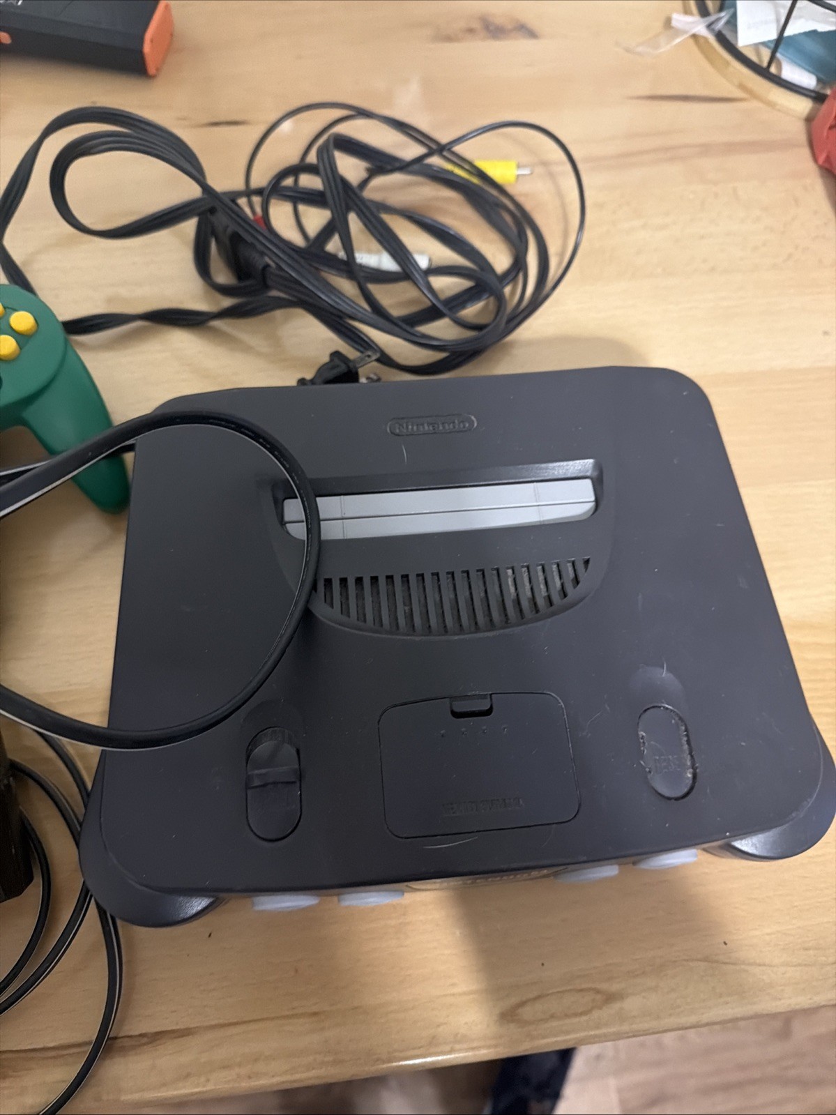 Nintendo 64 System 32MB Home Console – Charcoal Gray Controller Untested