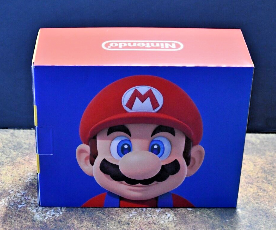 Nintendo Switch Mario Face Bundle 32GB Console – Black/Red NEW
