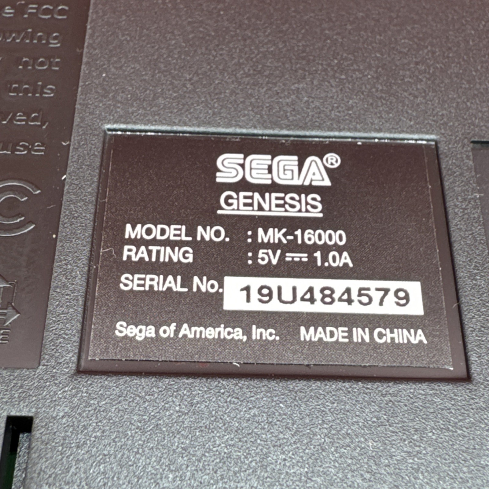 SEGA Genesis Classic Mini Console (MK-16000) Complete/Authentic/Tested/Free 🚢