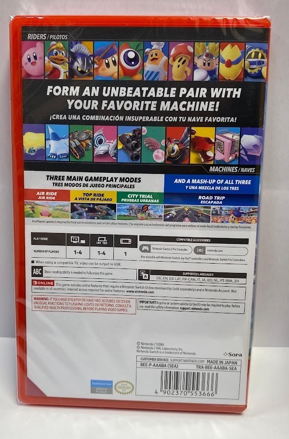 Kirby Air Riders for Nintendo Switch 2 Brand New Game Special (2025 Racing)