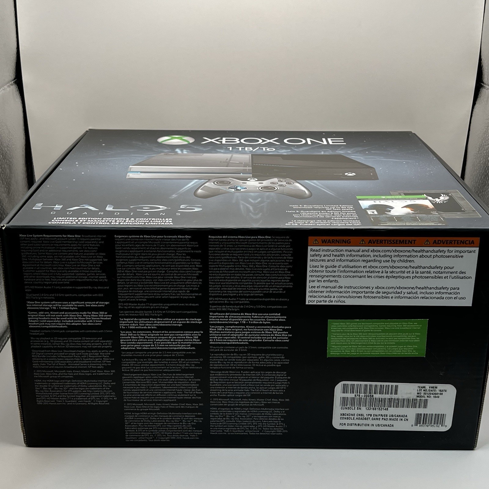 Microsoft Xbox One 1TB Console Limited Edition Halo 5 Guardians