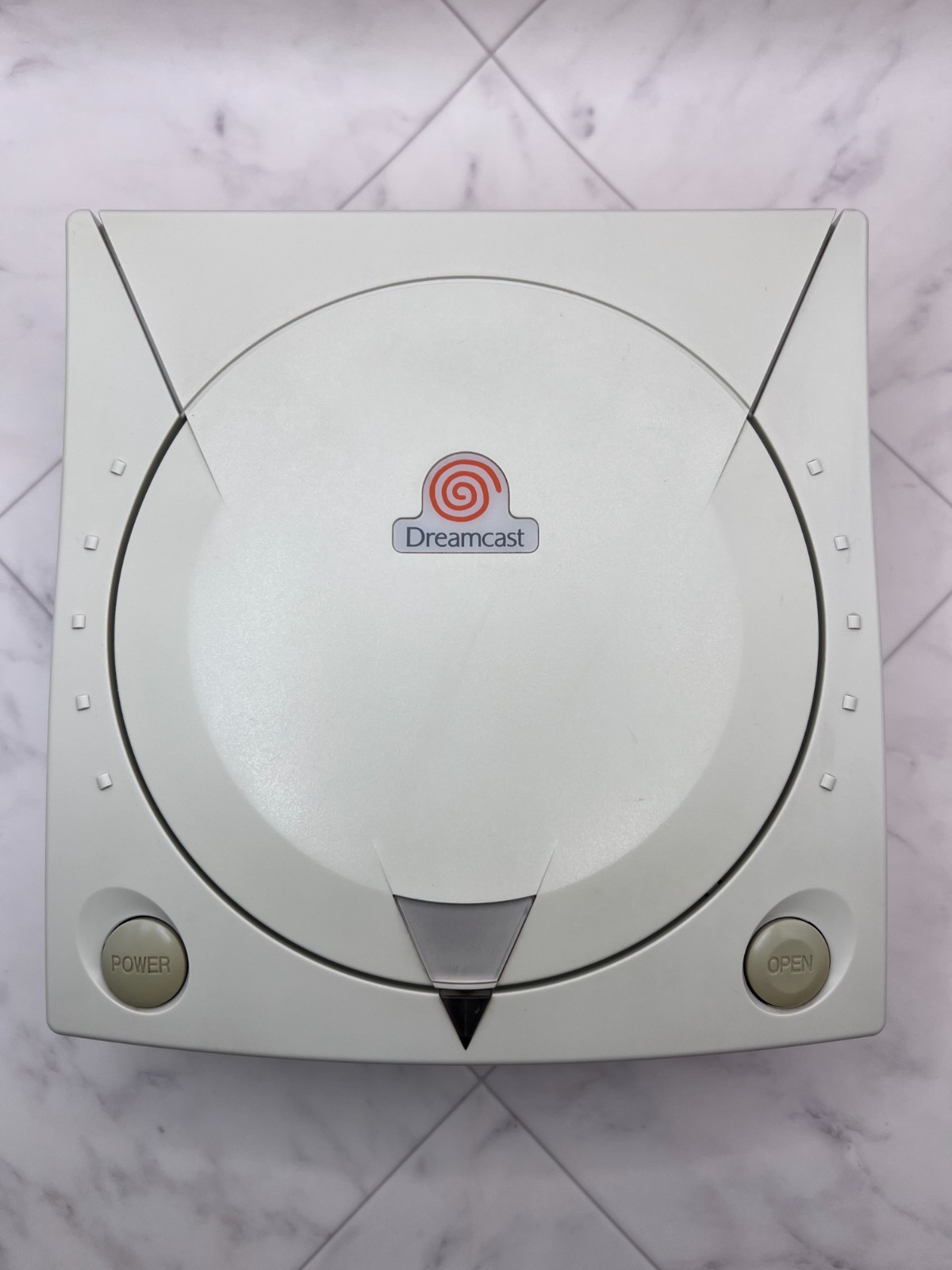 Sega Dreamcast VA1 OEM Case No GD-ROM ODE-Ready Battery Mod Power Socket Fuse