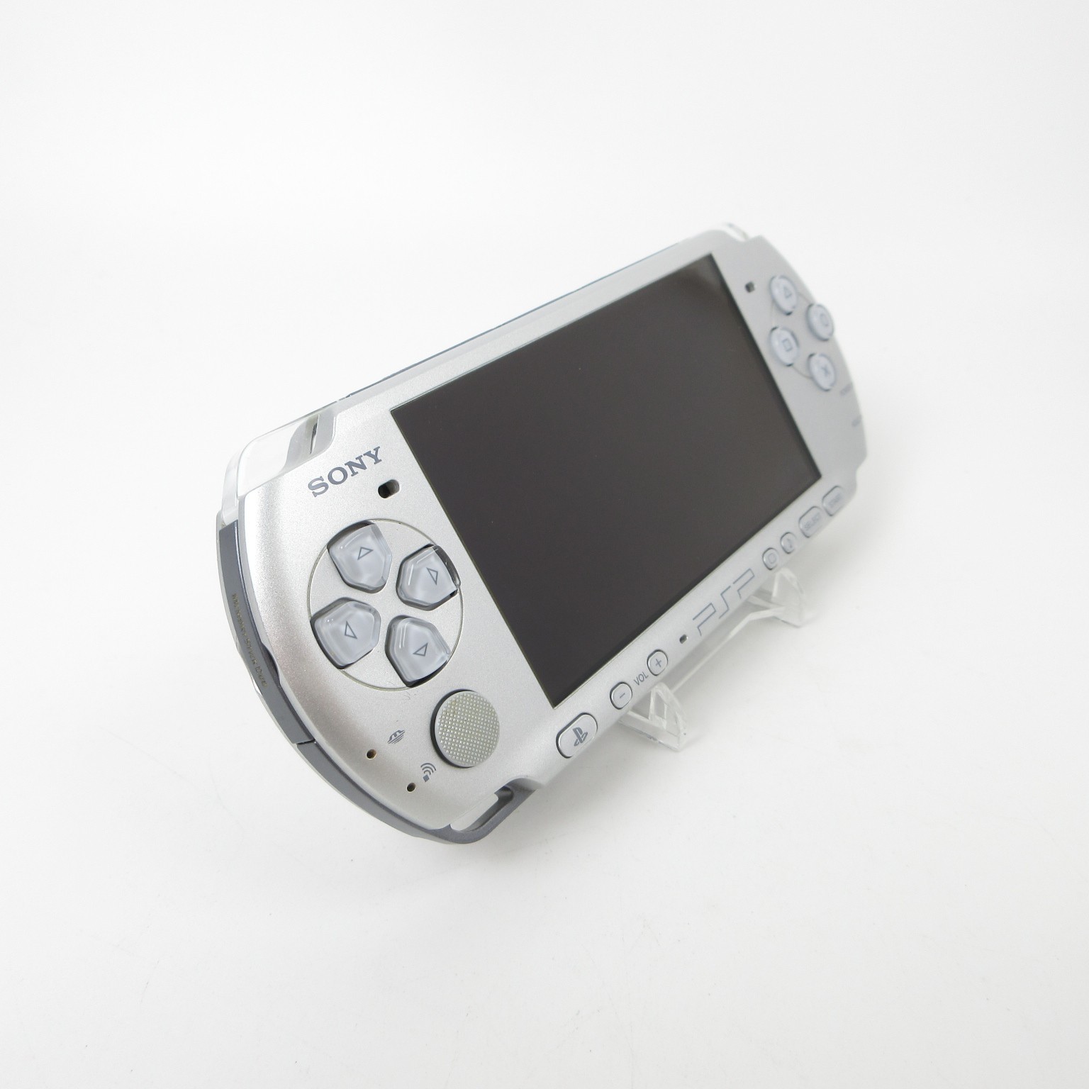 【Excellent】Sony PSP-3000 Mystic Silver Console No Battery Japan Ver. #TOY0516/04