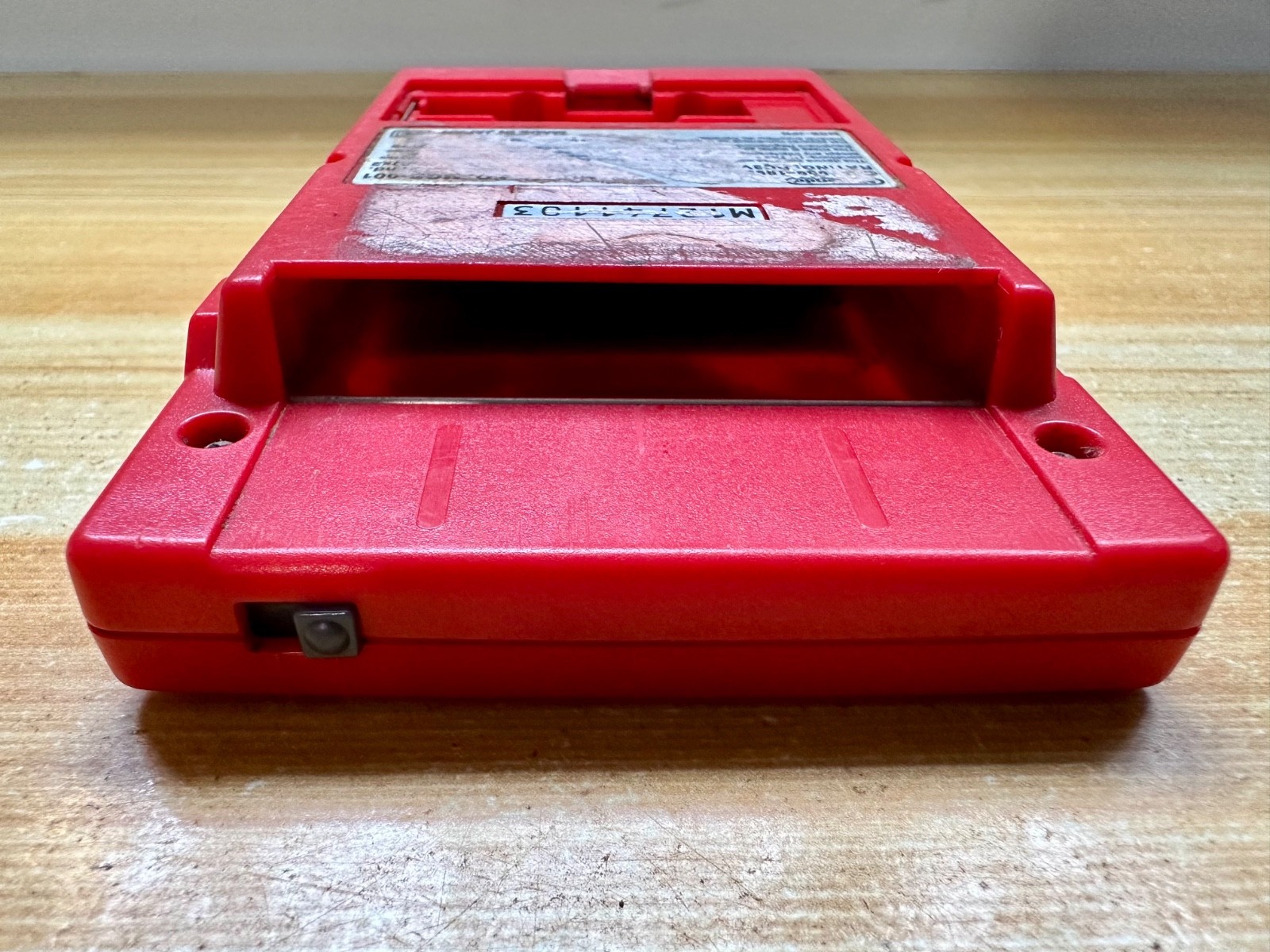Nintendo Gameboy Pocket MGB-001 Flame Crimson Red Handheld System Console