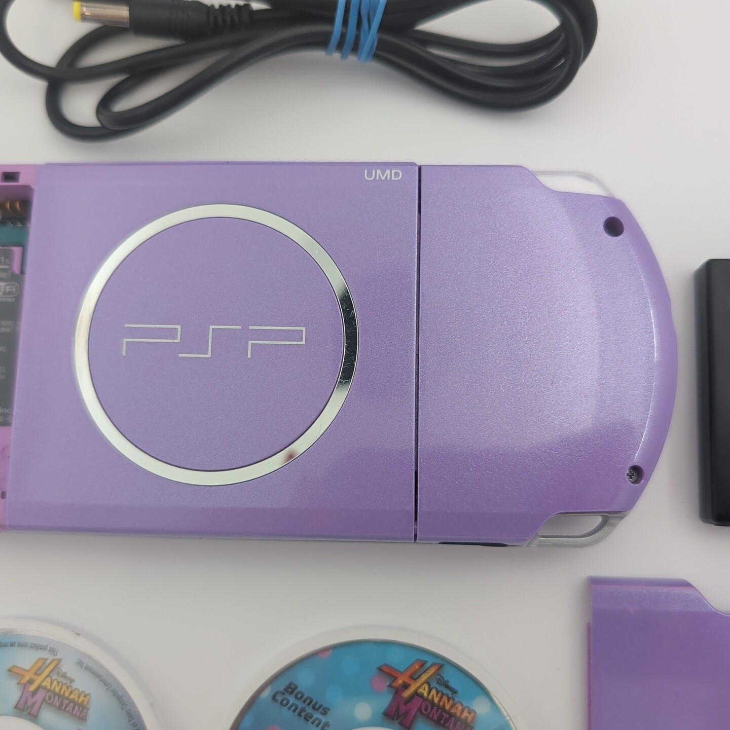 Sony PSP-3001 Hannah Montana Edition Purple W/ Cord, Batt, Ark4 CFW