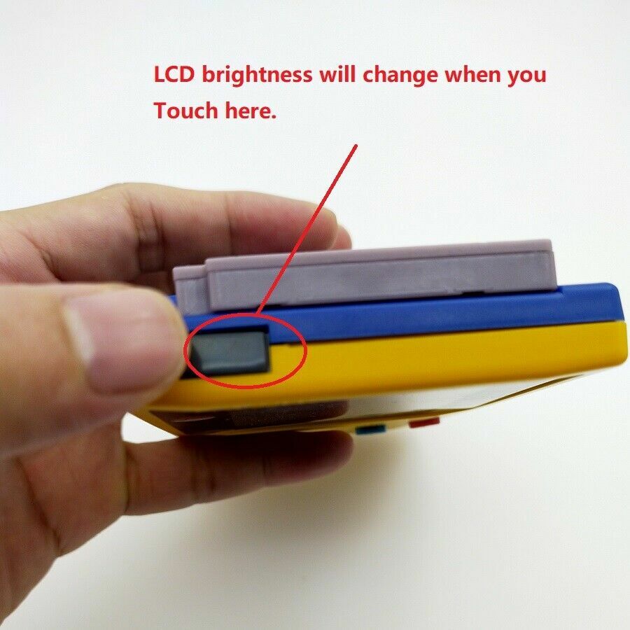 Multi-Colors Rechargeable Highlight Back Light LCD Game Boy Color GBC Console