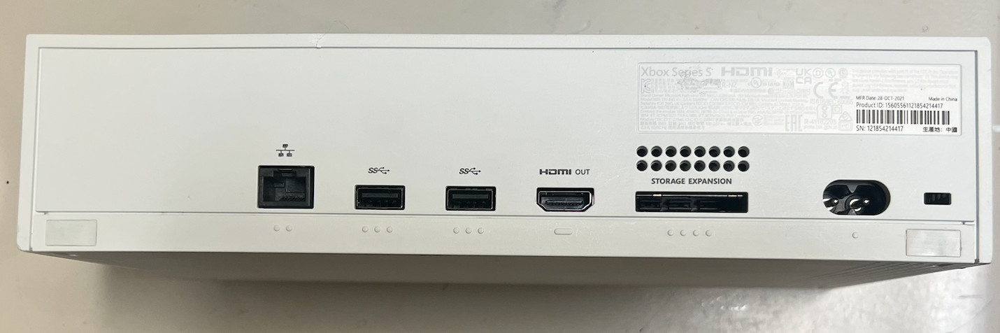 Microsoft Xbox Series S 512GB White Console, Controller, HDMI & Power Cables