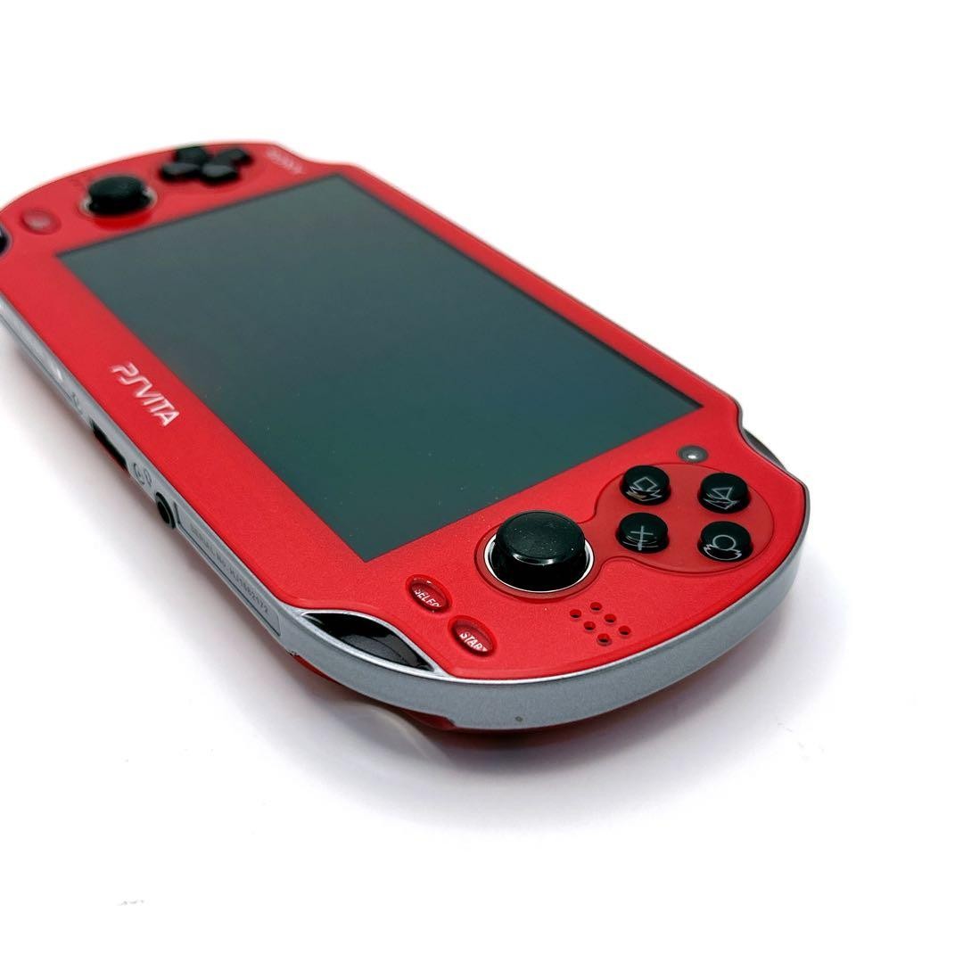 SONY PSVita PCH 1000 Console Cosmic Red with Charger