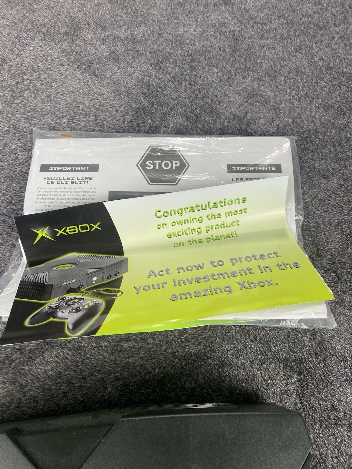 Original Microsoft Xbox Console System Complete In Box CIB NO GAME