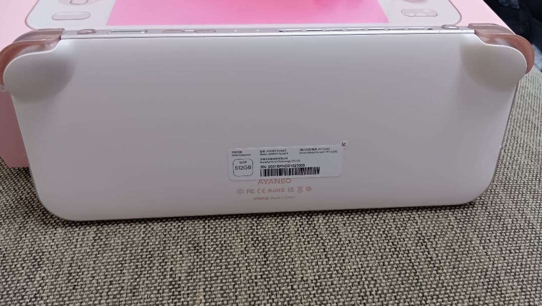AYANEO Pocket S Sakura Pink 512GB/16GB 1440P Android Gaming Handheld