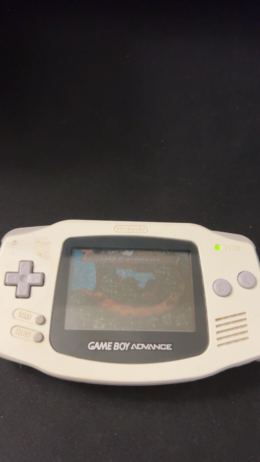 Nintendo Game Boy Advance AGB-001 White Handheld System “ReadDescription”