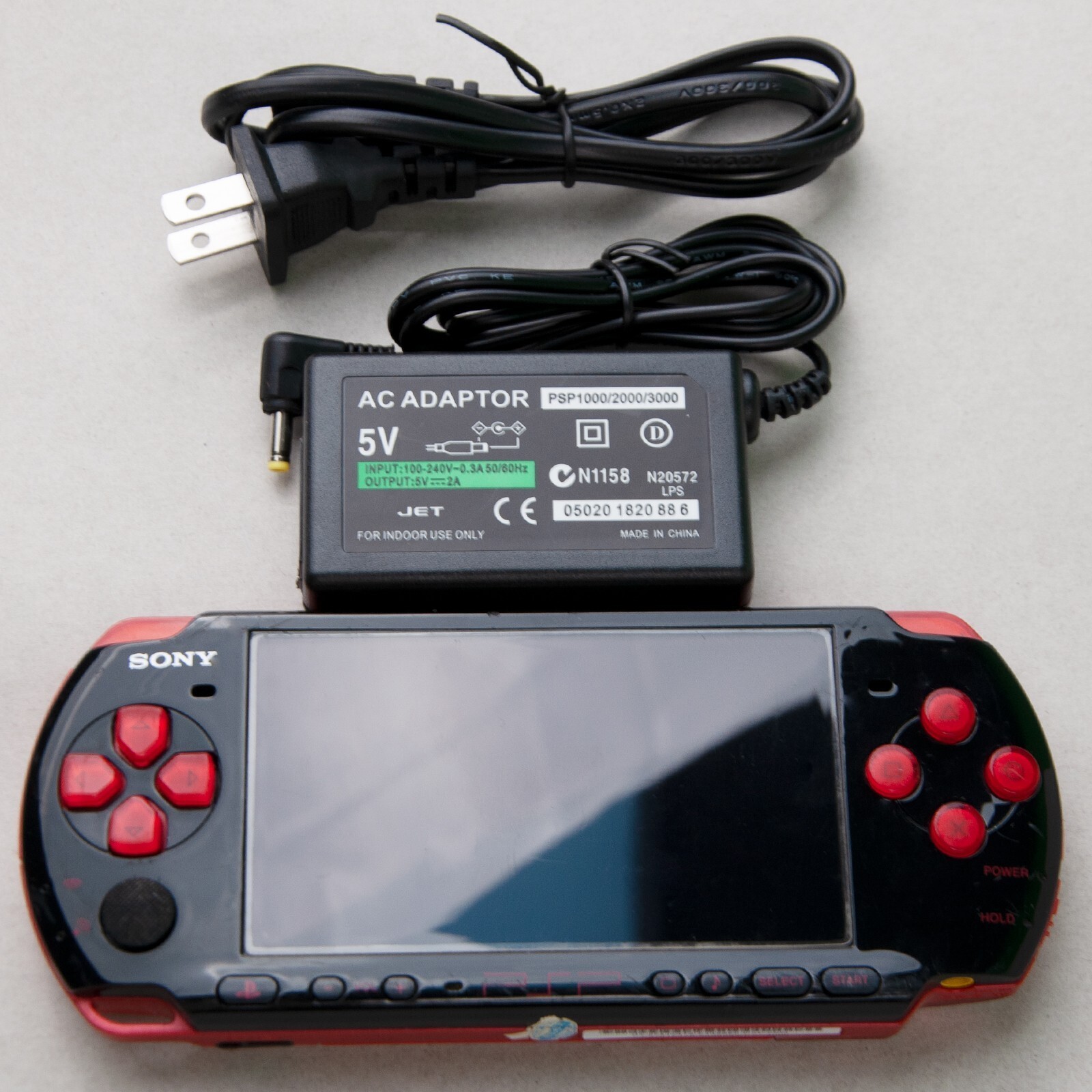 Sony PSP 3000 Console in Excellent Condition with Charger, Battery & Memory Card