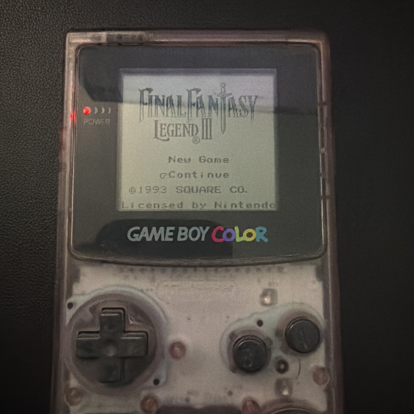 Nintendo Game Boy Color Atomic Purple W/ CGB-001 Works