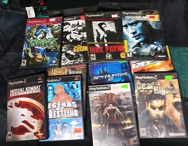 PlayStation 2 Original NTSC «Fat» SCPH-30001 Lunch Edition Comes With 11 Games