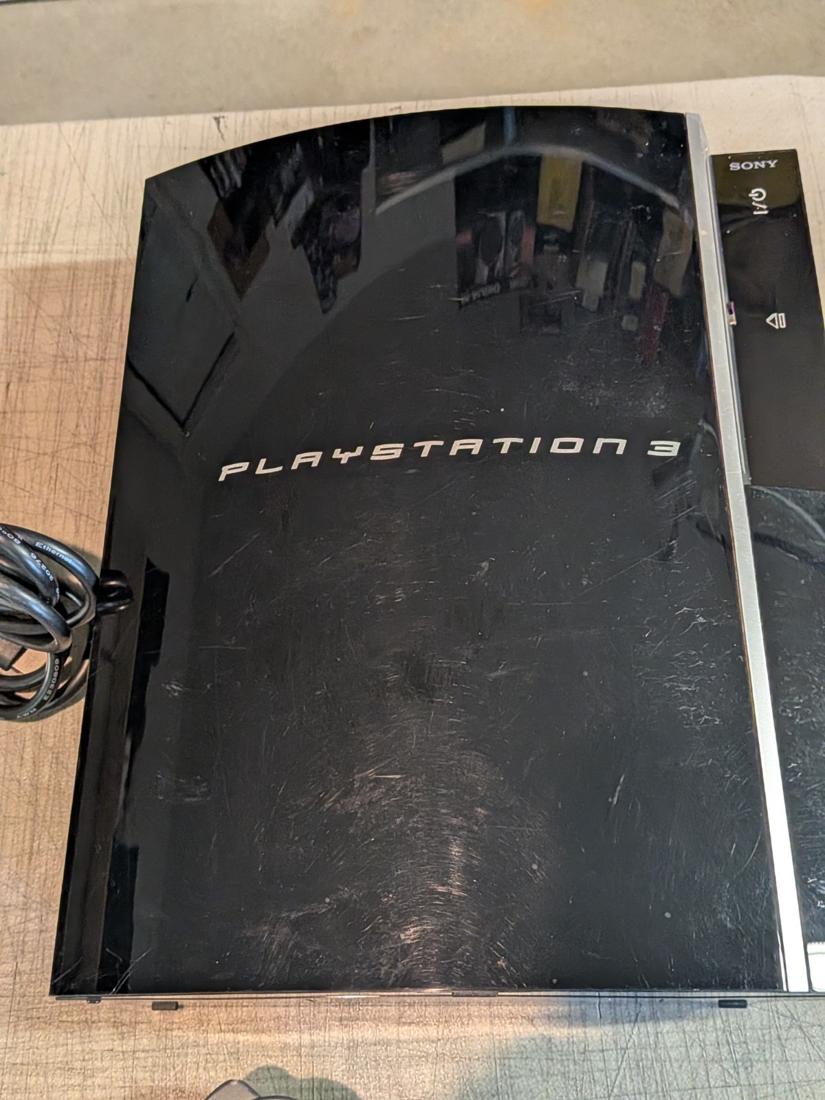 PlayStation 3 Fat PS3 40GB Black Console Gaming System CECHH01 1 YEAR WARRANTY!