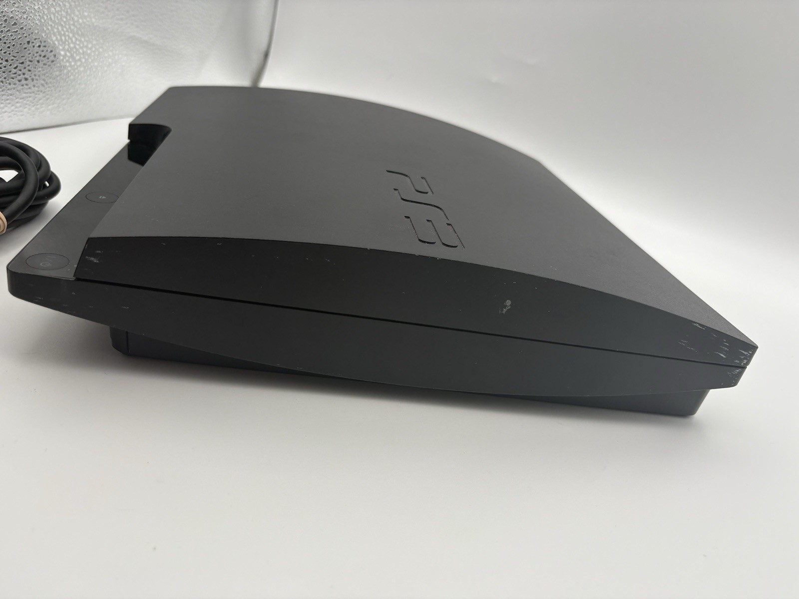 Sony Playstation 3 Slim Console W/ Oem Cables & Controller – Tested Works! 160GB