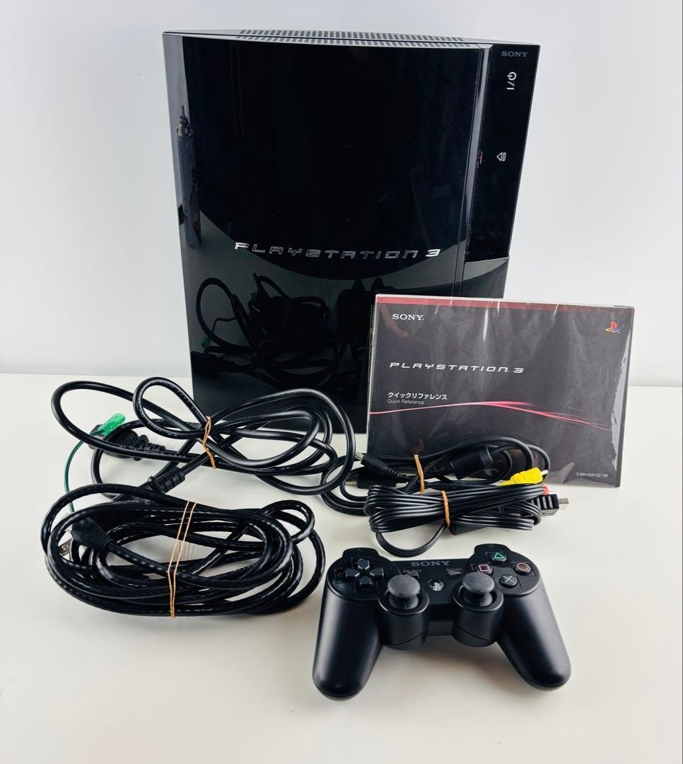 SONY PS 3 PS3 PlayStation 3 CECHB00 Game Console 20GB Black With Box japan USED