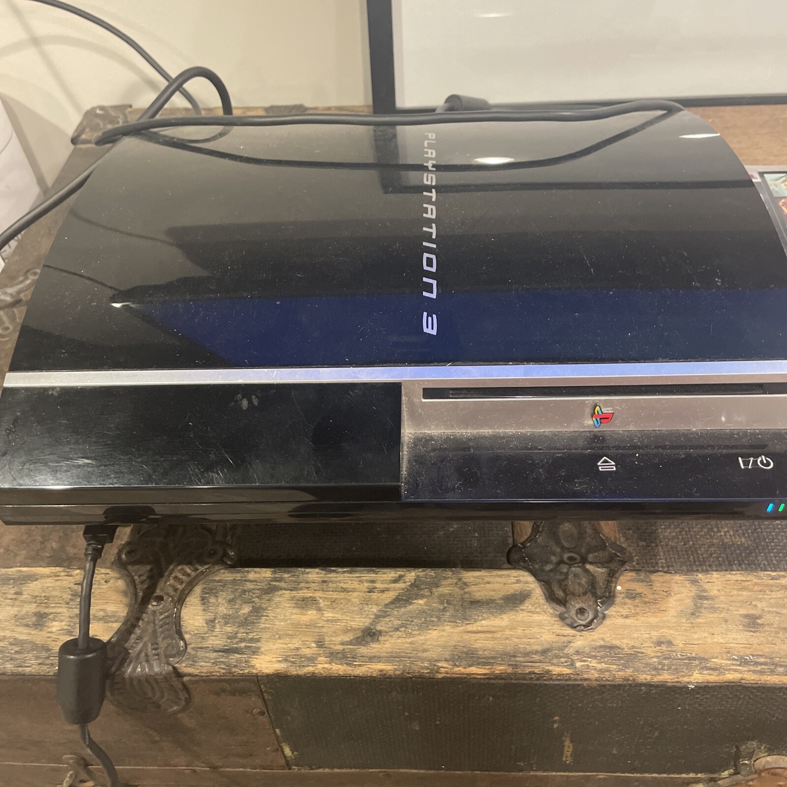 Sony PlayStation 3 40GB Console CECHH01 w/ Controller & Cords & Games 1333