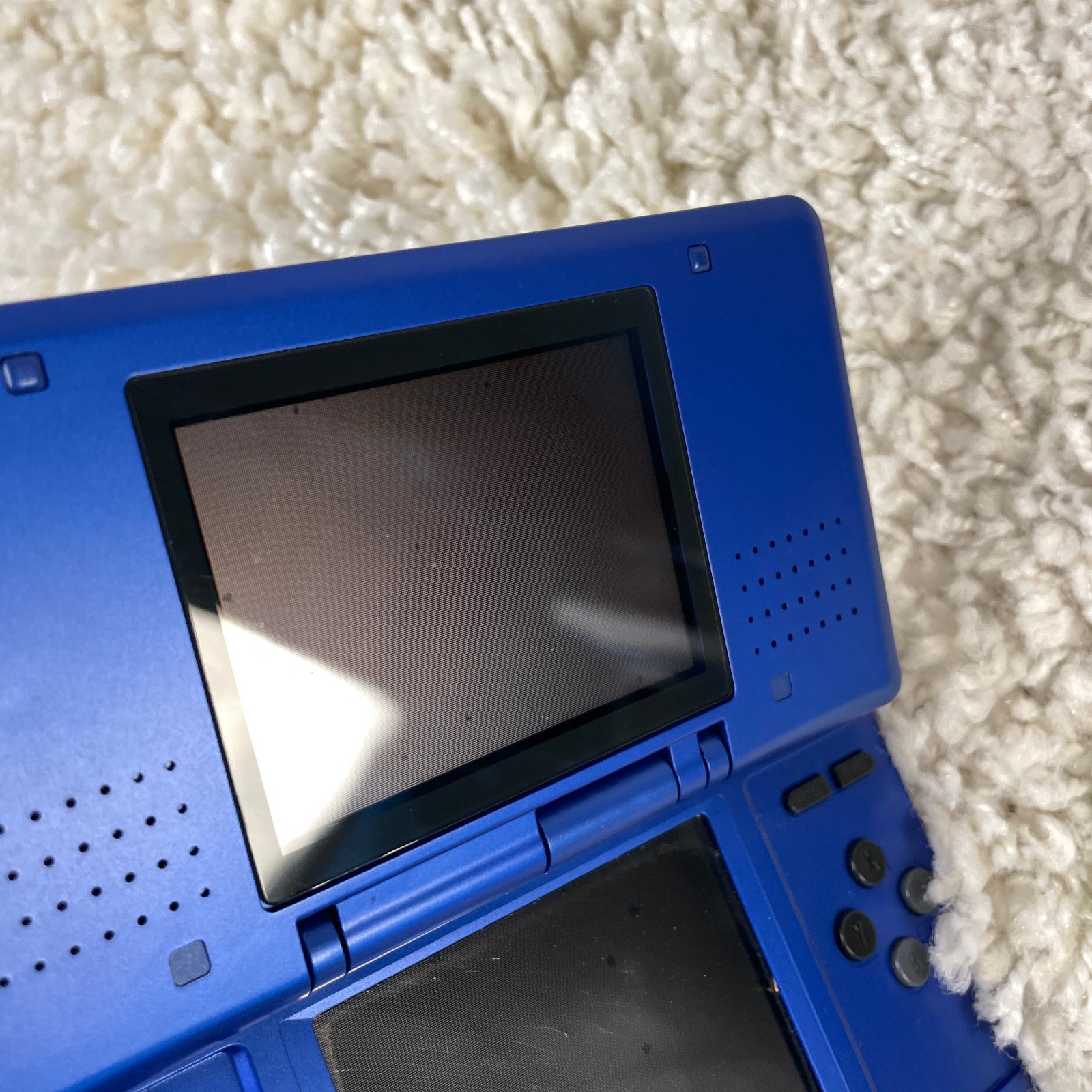 Nintendo DS Original NTR-001 Cobalt Blue Handheld Console System READ