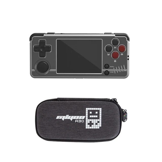 Miyoo A30 Retro Handheld Game Console,Portable Game Emulator w/ Storage Case