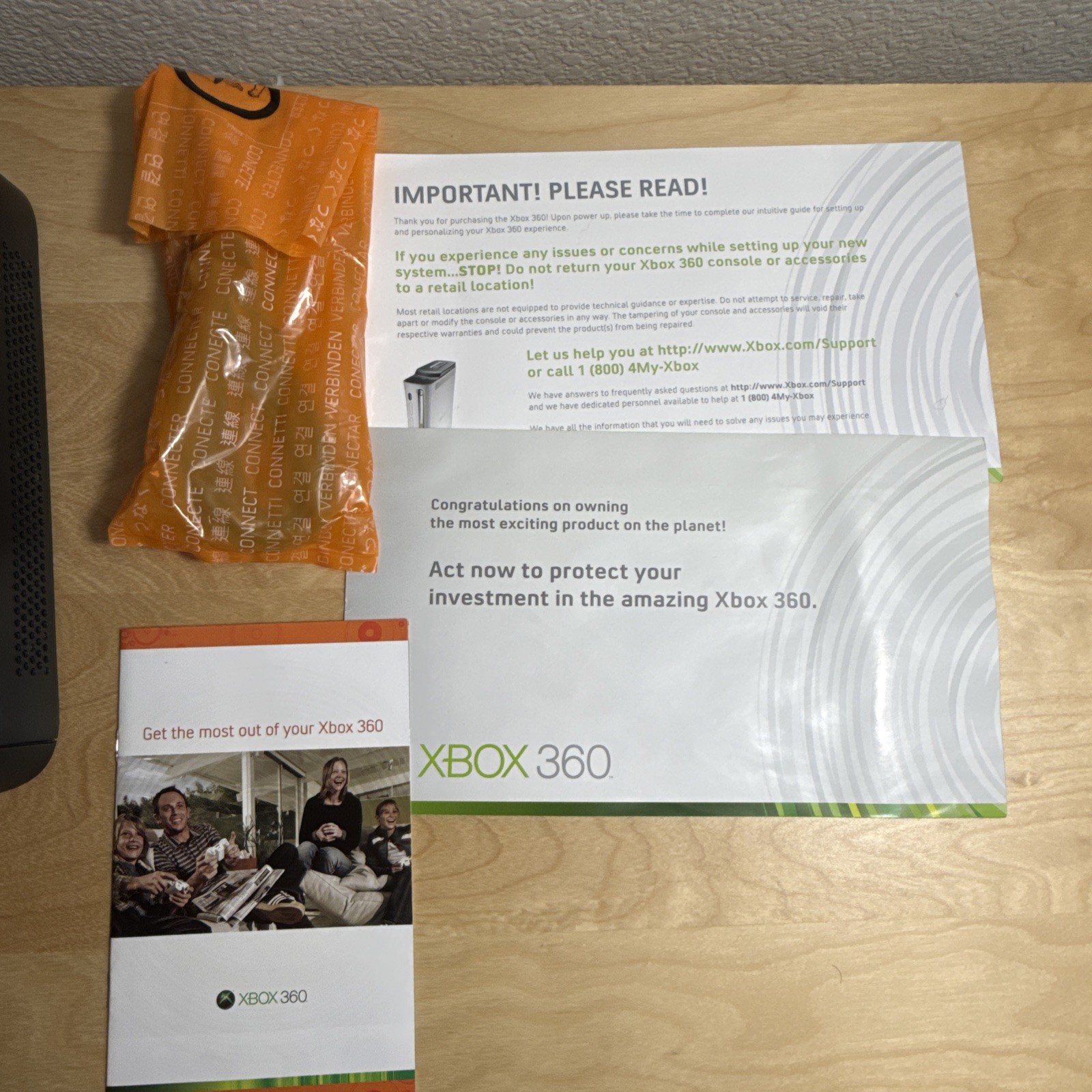 Microsoft Xbox 360 Elite 120GB Console Black W/Box Tested in good Conditions