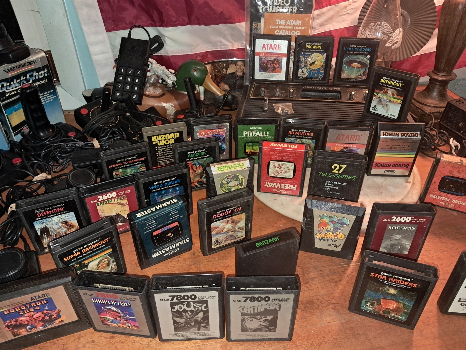 Atari Model CX 2600 39 Games And 14 Paddles