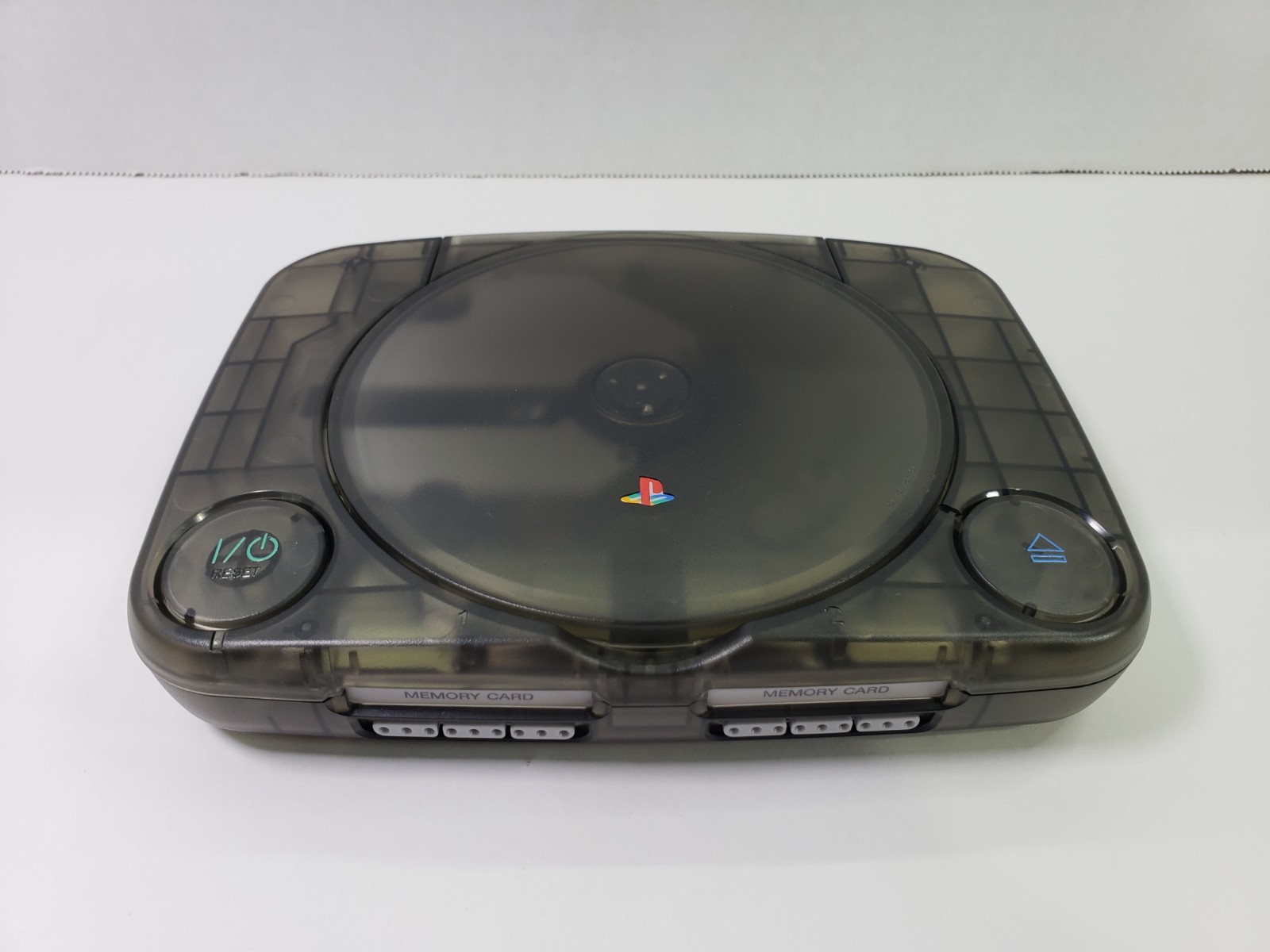 Custom Sony PSOne Video Game Console SCPH-101 Translucent Black, Console Only